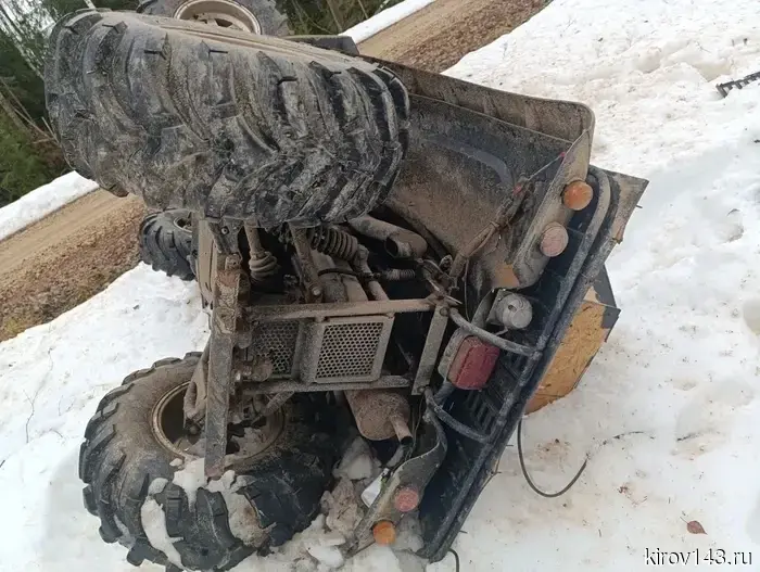 В Кикнурском районе два человека пострадали из-за неудачного маневра квадроцикла.