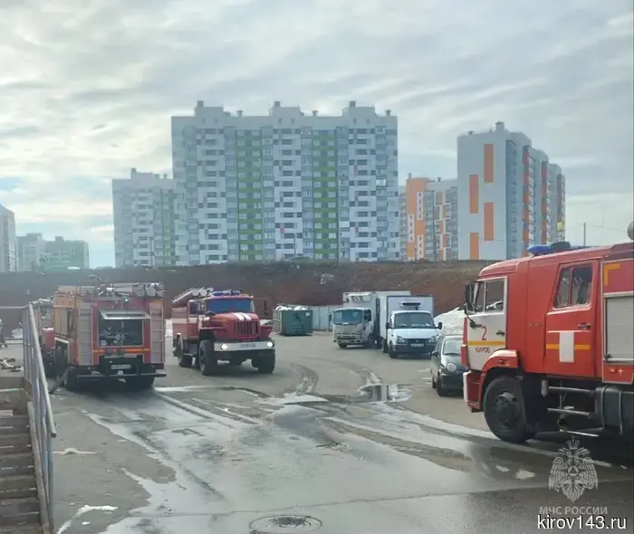 In the Kirov region, seven fires occurred in a day.