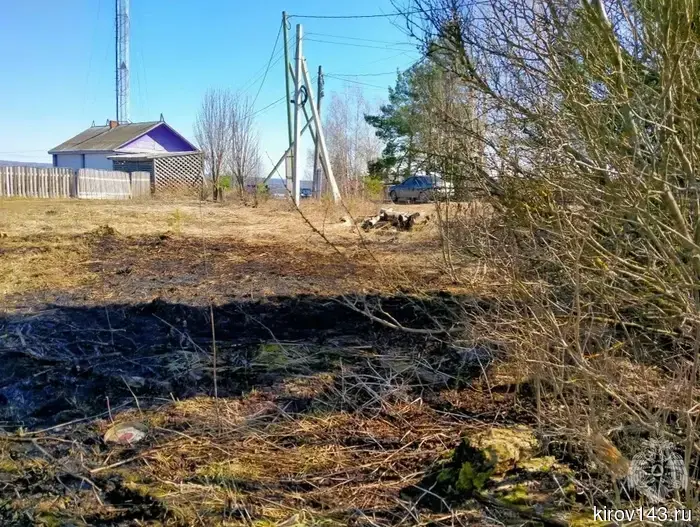 The first landscape fire has been recorded in the Kirov region.