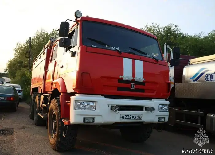 Six fires and three road accidents occurred in the Kirov region during the day.