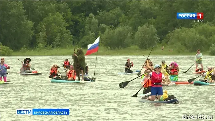 В Кирове прошел открытый чемпионат по сапсёрфингу.