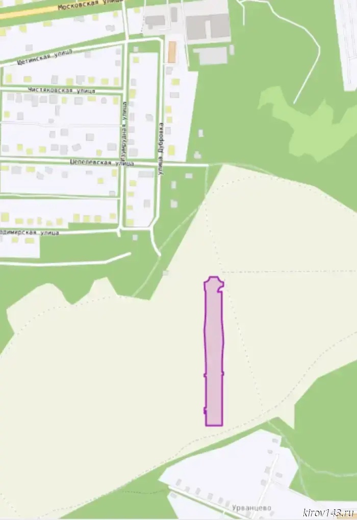 A new major thoroughfare in Kirov has been entered into the cadastral register.