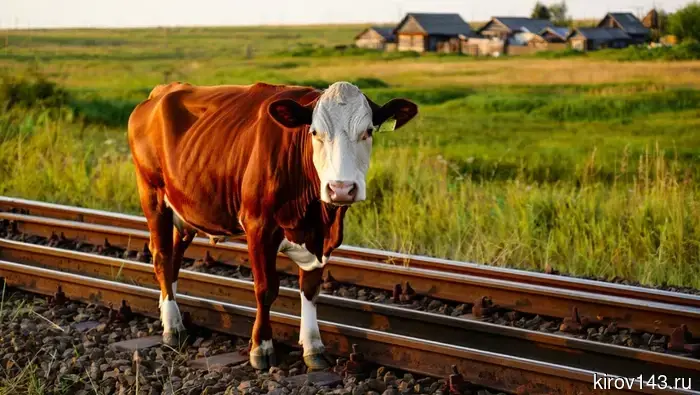 В Кировской области исчезла сбитая корова.