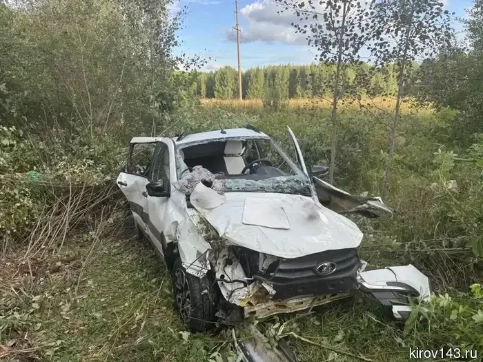 В Нагорском районе после съезда с дороги в аварии погибли женщина и девочка.