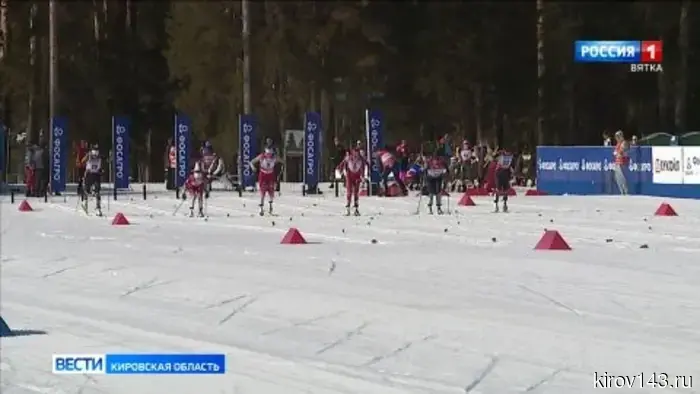 В Кировской области проходит чемпионат России по лыжным гонкам.