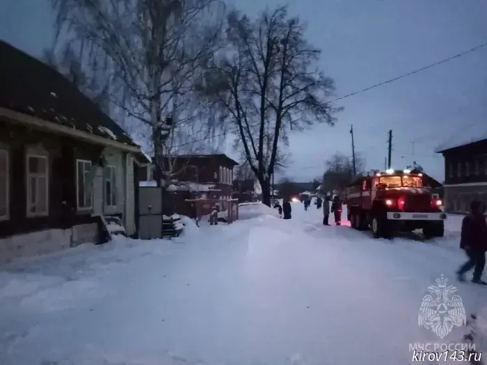 В Уржуме в результате пожара скончался мужчина.