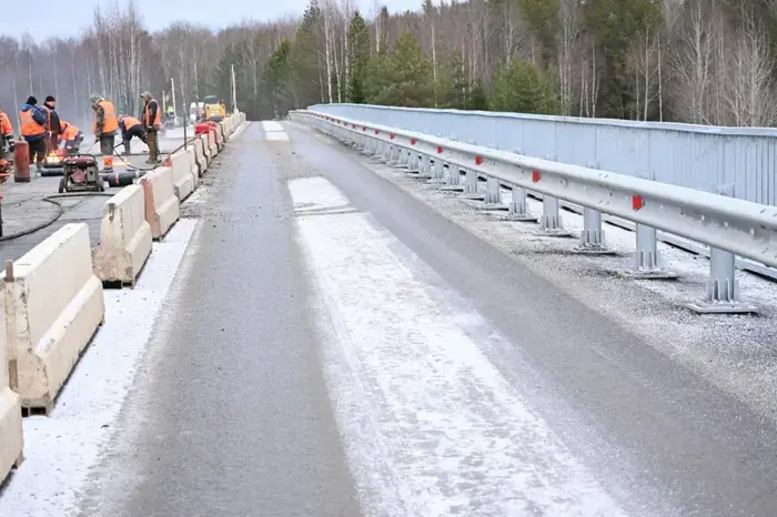 Bridge repairs in Nagorsky District are nearing completion.