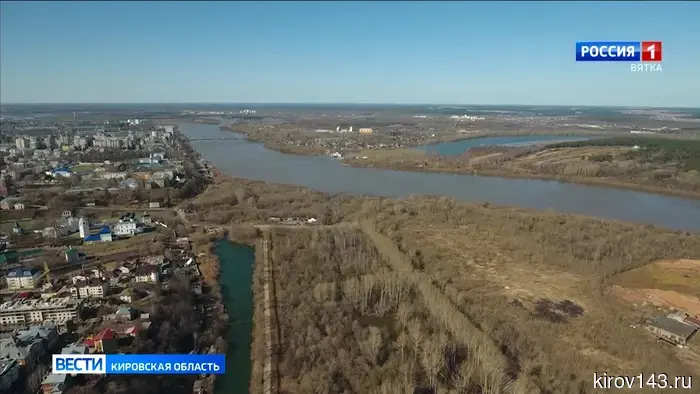 На всех реках Кировской области наблюдается снижение уровней воды.