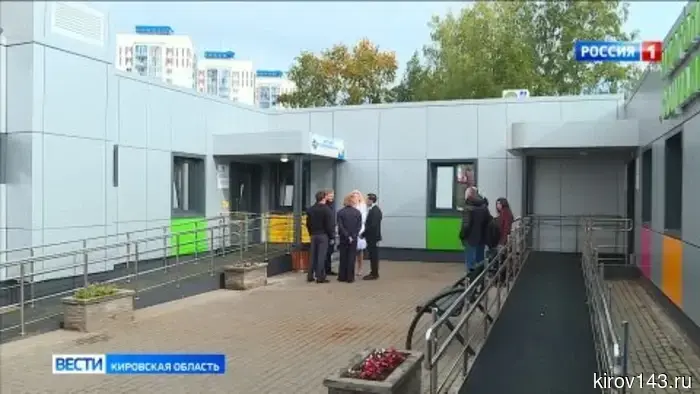 В Чистых прудах появился модульный пристрой к детской поликлинике на улице четвертой Пятилетки