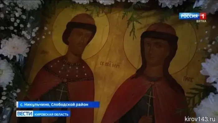 В селе Никульчино был встречен Борисоглебский крестный ход.