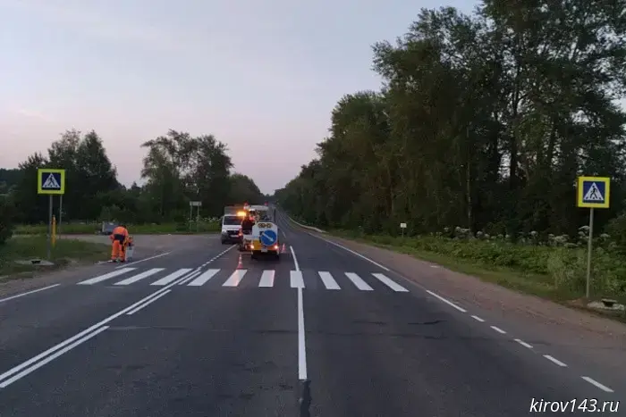 Markings, lights and sidewalks: fight against road accidents has been announced in the Kirov region