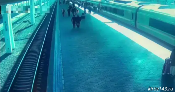 In St. Petersburg, a train-surfer from Kirov was caught on the roof of the Saint Petersburg–Moscow train.