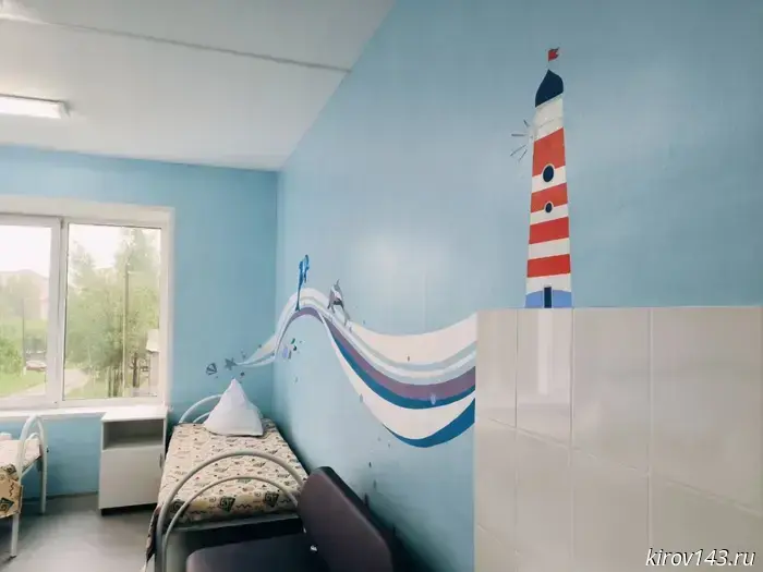 The overhaul of the children's department of the tuberculosis dispensary is being completed in Kirov