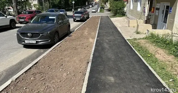 В Кирове благоустраивают участки после земляных работ