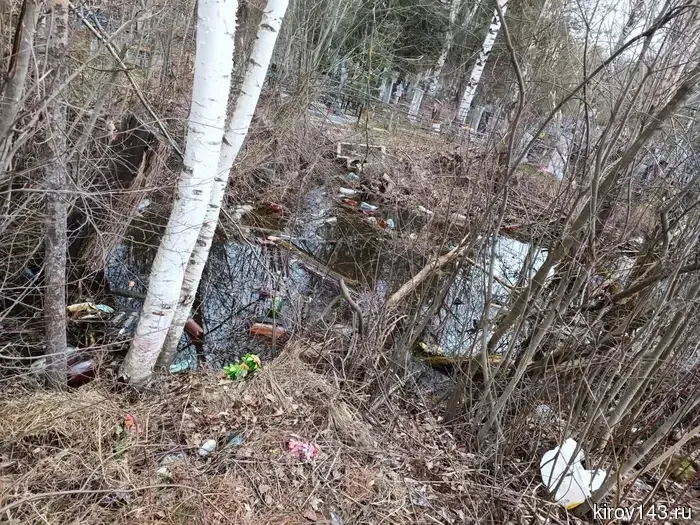 На Новомакарьевском кладбище могилы по-прежнему затоплены.