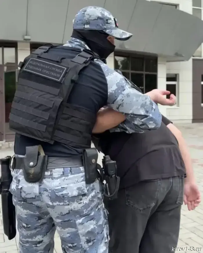 The bailiffs from Kirov delivered the resident of Kirov to the Adler court.