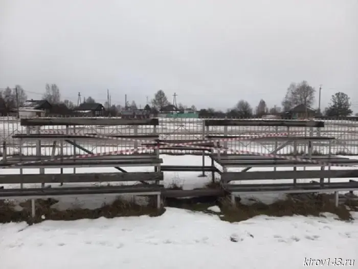 Defects were found at the stadium in Omutninsky district