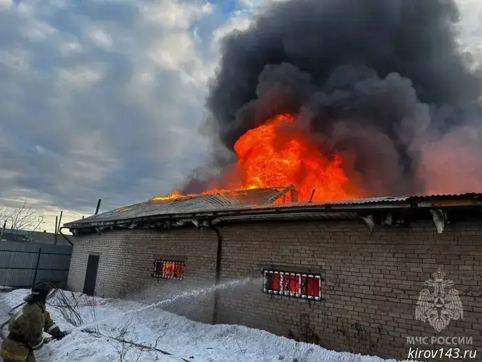 A clothing store burned down in Kilmesi