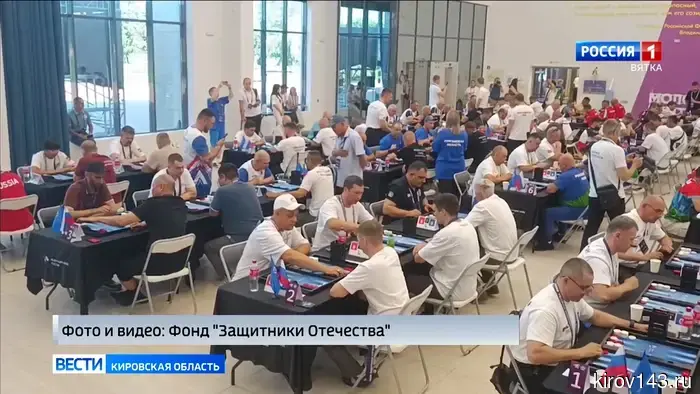 Ветераны боевых действий из Кирова стали участниками «Кубка Защитников Отечества» по нардам.