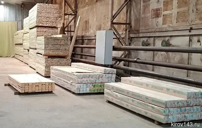 Экспорт продукции деревообработки из Кировской области растет.