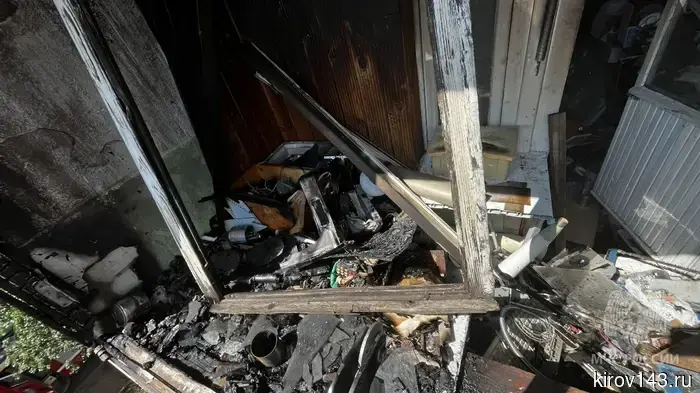 The glass container set the balcony on fire on Preobrazhenskaya.