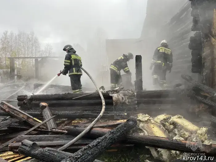 A residential building burned down in Prosnitsa.