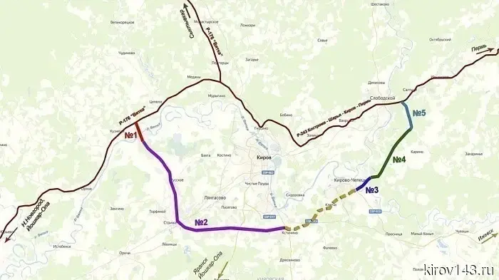 Росавтодор проводит исследование, касающееся обоснования строительства обхода Кирова.