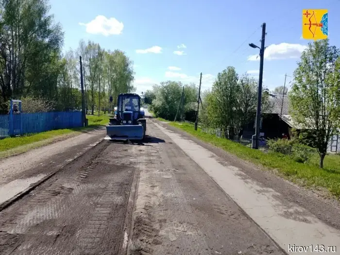 В селе Кучелапы начались работы по ремонту улицы Советская.