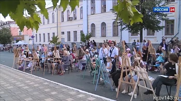 Более 70 человек стали участниками открытого мастер-класса в рамках Васнецовского пленэра