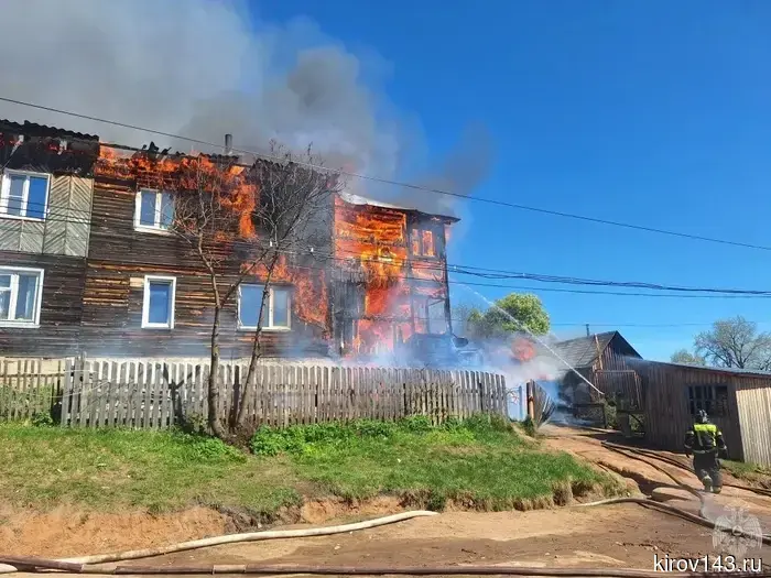 В Кировской области за 24 часа произошло 10 пожаров, в результате которых один человек получил травмы.