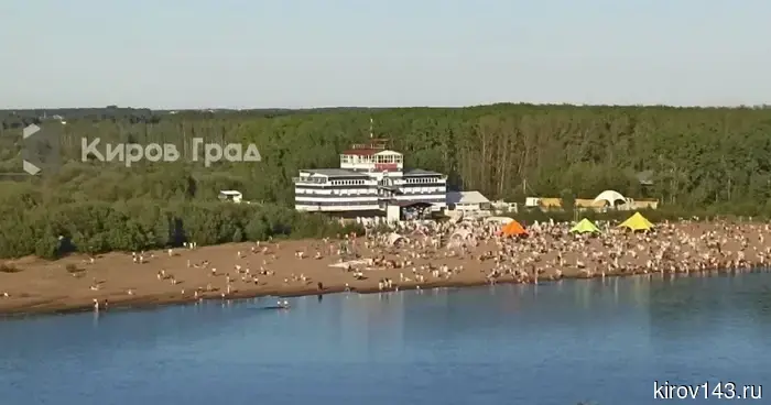 В Кирове городской пляж будет перемещен на другое место.