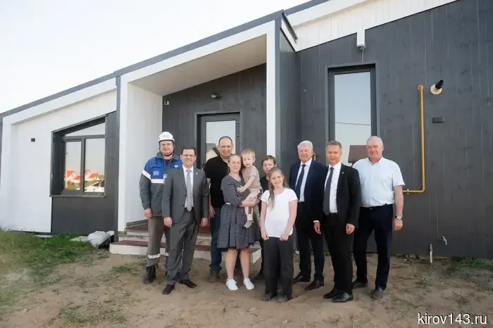 В деревне Шихово Кировской области газифицирован дом многодетной семьи