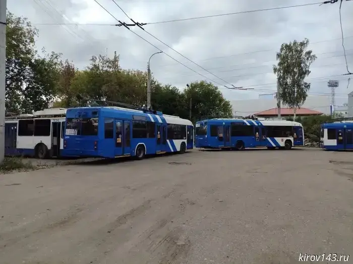 Worn-out trolleybuses have arrived in Kirov.