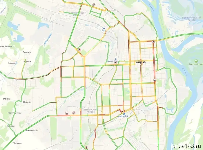 In Kirov, 8 traffic accidents occurred in a couple of hours.