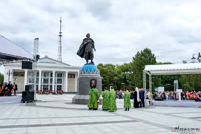 У Александра Невского день рождения: на площади в Кирове пройдет молебен.
