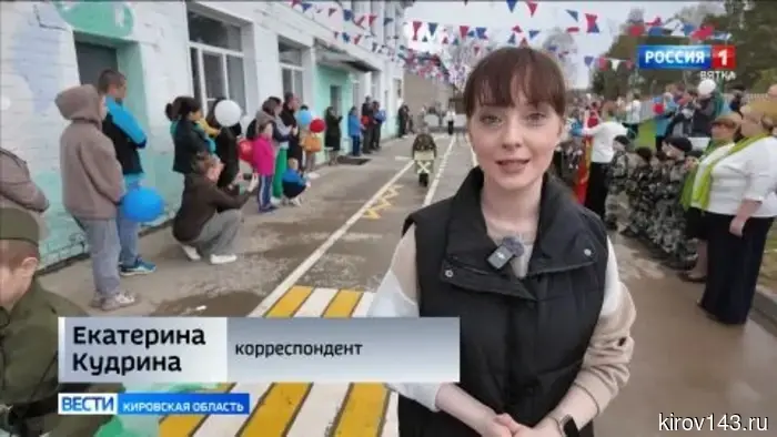 Воспитанники детского сада села Среднеивкино приняли участие в параде Победы