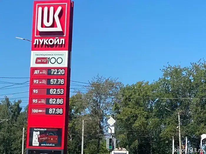 Литр бензина вновь стал дороже — теперь кировчане платят 62 рубля 53 копейки за АИ-95 «евро».