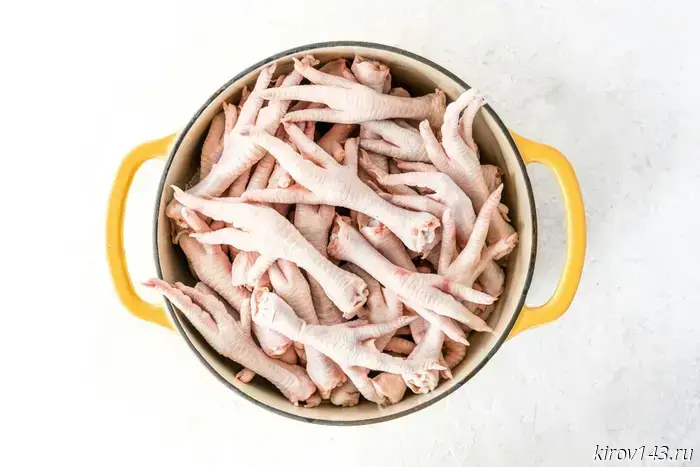 71 tonnes of chicken feet were shipped from Kirov Oblast to China.