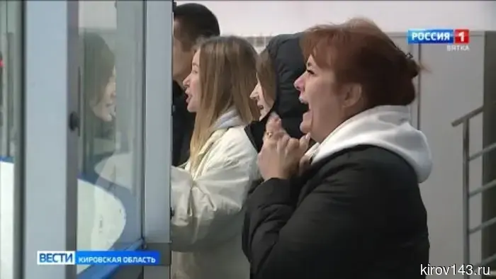 На льду спортшколы «Дымка» состоялся один из финальных этапов Первенства Кировской области по хоккею с шайбой.