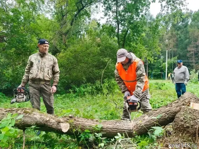 В Кирове в рамках подготовки к Дню города стартовали субботники.