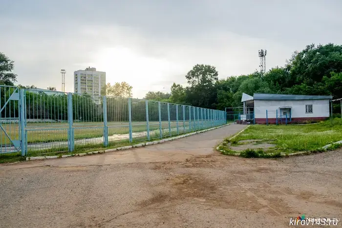 At Lokomotiv Stadium, hazardous trees and wild growth were removed.