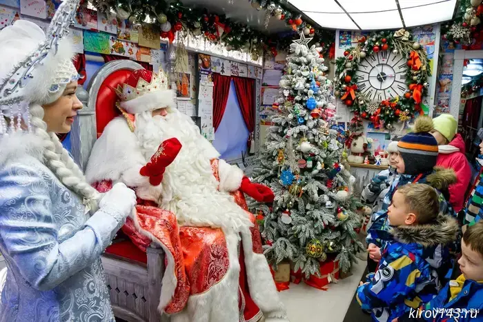 On December 26, the Ded Moroz Train will arrive in Kirov.