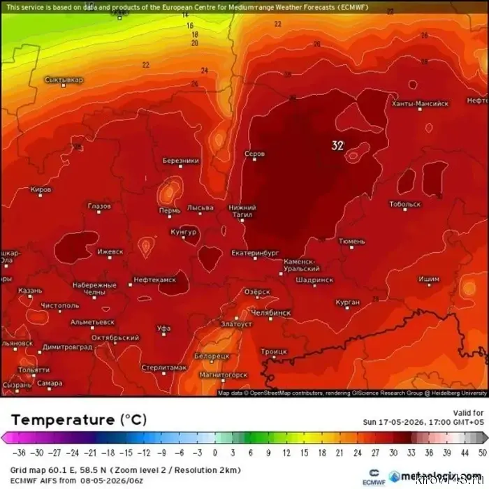 В ближайшее время в Кировской области прогнозируются temperatures до +30 градусов.
