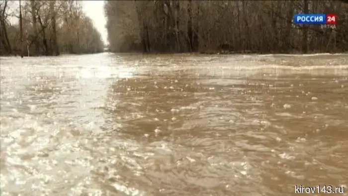 Большая вода пришла в Вересники