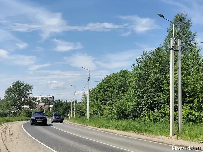 Lighting has been installed on the road to KarinTorff.