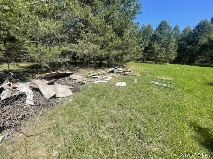 A landfill was set up on agricultural land near Kuchan