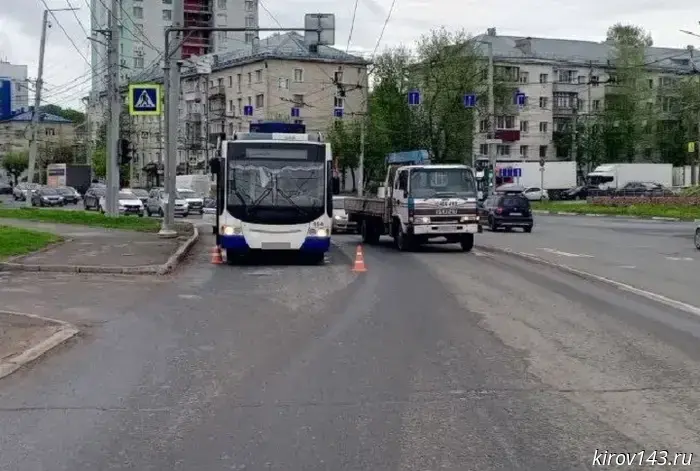 A pensioner was hit by a trolleybus on Vorovsky